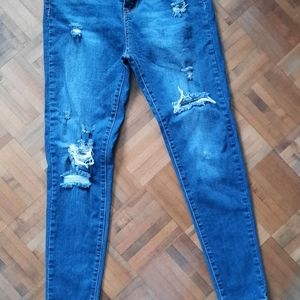 Straight leg jeans